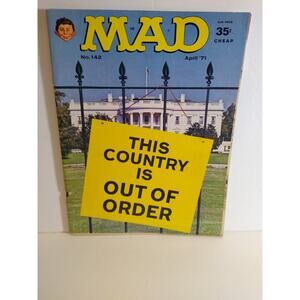 MAD Magazine #142 Mad Comic Book April 1971 West Side Story My Three Sons Parody